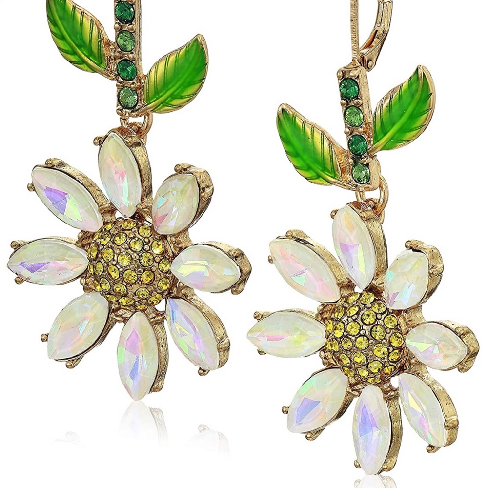 Betsey Johnson Daisy Earrings